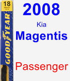 Passenger Wiper Blade for 2008 Kia Magentis - Premium