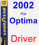 Driver Wiper Blade for 2002 Kia Optima - Premium