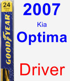 Driver Wiper Blade for 2007 Kia Optima - Premium