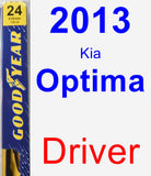 Driver Wiper Blade for 2013 Kia Optima - Premium