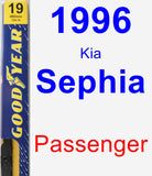 Passenger Wiper Blade for 1996 Kia Sephia - Premium