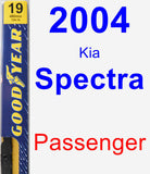 Passenger Wiper Blade for 2004 Kia Spectra - Premium