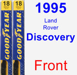 Front Wiper Blade Pack for 1995 Land Rover Discovery - Premium