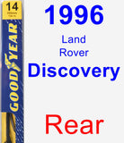 Rear Wiper Blade for 1996 Land Rover Discovery - Premium