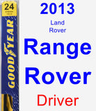 Driver Wiper Blade for 2013 Land Rover Range Rover - Premium