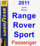 Passenger Wiper Blade for 2011 Land Rover Range Rover Sport - Premium