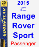 Passenger Wiper Blade for 2015 Land Rover Range Rover Sport - Premium