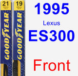 Front Wiper Blade Pack for 1995 Lexus ES300 - Premium