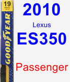 Passenger Wiper Blade for 2010 Lexus ES350 - Premium