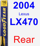 Rear Wiper Blade for 2004 Lexus LX470 - Premium