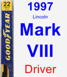 Driver Wiper Blade for 1997 Lincoln Mark VIII - Premium