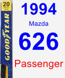 Passenger Wiper Blade for 1994 Mazda 626 - Premium