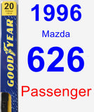 Passenger Wiper Blade for 1996 Mazda 626 - Premium