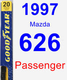 Passenger Wiper Blade for 1997 Mazda 626 - Premium