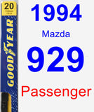 Passenger Wiper Blade for 1994 Mazda 929 - Premium