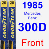 Front Wiper Blade Pack for 1985 Mercedes-Benz 300D - Premium