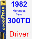 Driver Wiper Blade for 1982 Mercedes-Benz 300TD - Premium