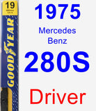 Driver Wiper Blade for 1975 Mercedes-Benz 280S - Premium