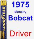 Driver Wiper Blade for 1975 Mercury Bobcat - Premium