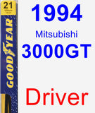 Driver Wiper Blade for 1994 Mitsubishi 3000GT - Premium