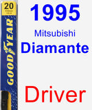 Driver Wiper Blade for 1995 Mitsubishi Diamante - Premium