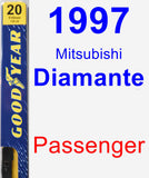 Passenger Wiper Blade for 1997 Mitsubishi Diamante - Premium