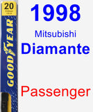 Passenger Wiper Blade for 1998 Mitsubishi Diamante - Premium