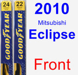 Front Wiper Blade Pack for 2010 Mitsubishi Eclipse - Premium