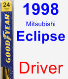 Driver Wiper Blade for 1998 Mitsubishi Eclipse - Premium