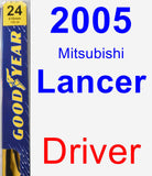 Driver Wiper Blade for 2005 Mitsubishi Lancer - Premium