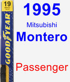 Passenger Wiper Blade for 1995 Mitsubishi Montero - Premium