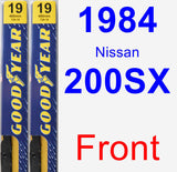 Front Wiper Blade Pack for 1984 Nissan 200SX - Premium