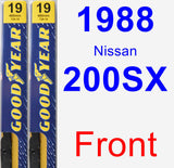 Front Wiper Blade Pack for 1988 Nissan 200SX - Premium