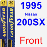 Front Wiper Blade Pack for 1995 Nissan 200SX - Premium