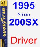 Driver Wiper Blade for 1995 Nissan 200SX - Premium