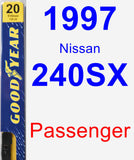 Passenger Wiper Blade for 1997 Nissan 240SX - Premium