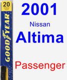 Passenger Wiper Blade for 2001 Nissan Altima - Premium