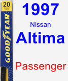 Passenger Wiper Blade for 1997 Nissan Altima - Premium