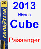 Passenger Wiper Blade for 2013 Nissan Cube - Premium