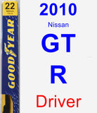 Driver Wiper Blade for 2010 Nissan GT-R - Premium