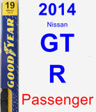 Passenger Wiper Blade for 2014 Nissan GT-R - Premium