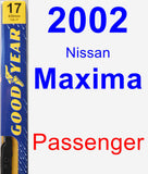 Passenger Wiper Blade for 2002 Nissan Maxima - Premium