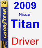 Driver Wiper Blade for 2009 Nissan Titan - Premium