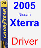 Driver Wiper Blade for 2005 Nissan Xterra - Premium