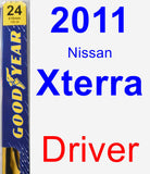 Driver Wiper Blade for 2011 Nissan Xterra - Premium