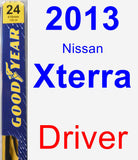 Driver Wiper Blade for 2013 Nissan Xterra - Premium