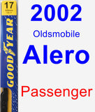 Passenger Wiper Blade for 2002 Oldsmobile Alero - Premium