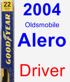 Driver Wiper Blade for 2004 Oldsmobile Alero - Premium