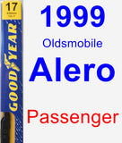 Passenger Wiper Blade for 1999 Oldsmobile Alero - Premium