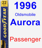 Passenger Wiper Blade for 1996 Oldsmobile Aurora - Premium